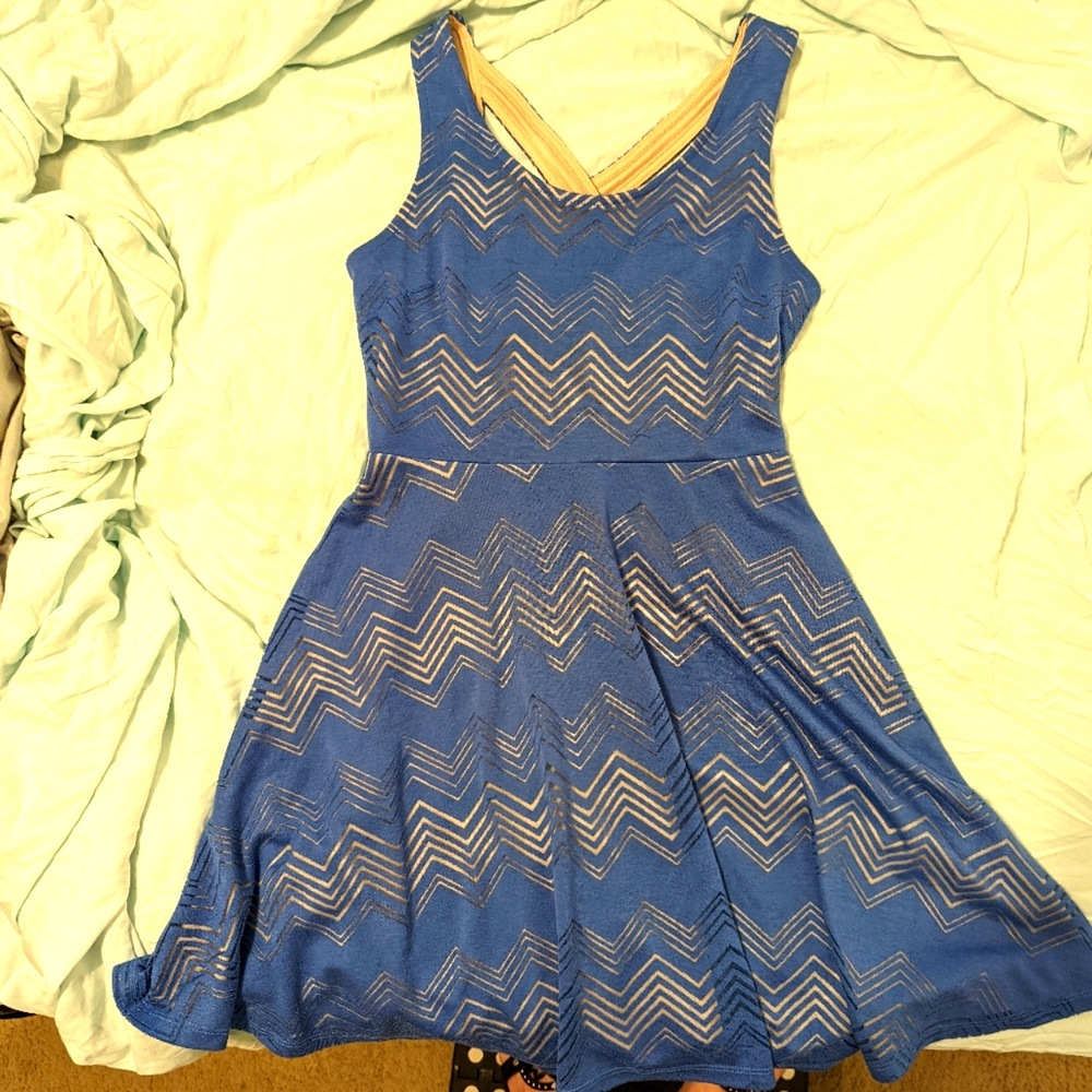 Blue dress